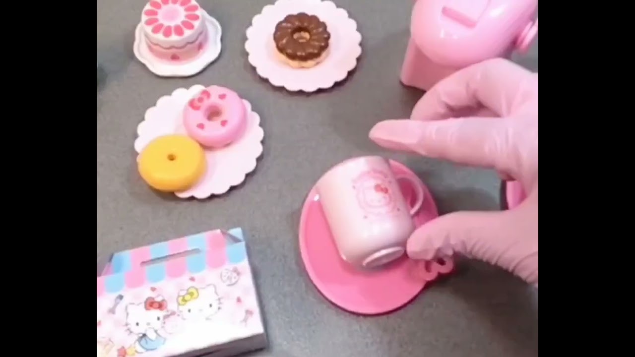 10 minutes happy unboxing hello kitty kitchen toys Asmr