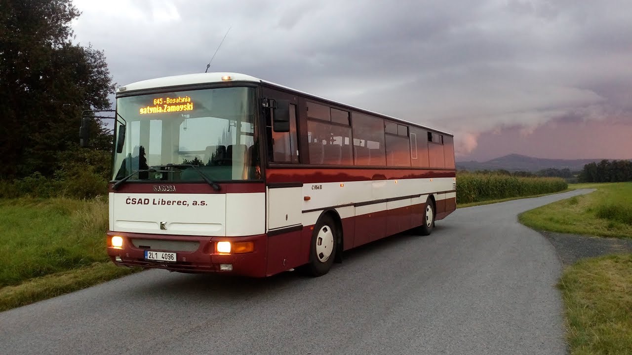 Autobusem ČSAD Liberec z Liberce do Stráže pod Ralskem
