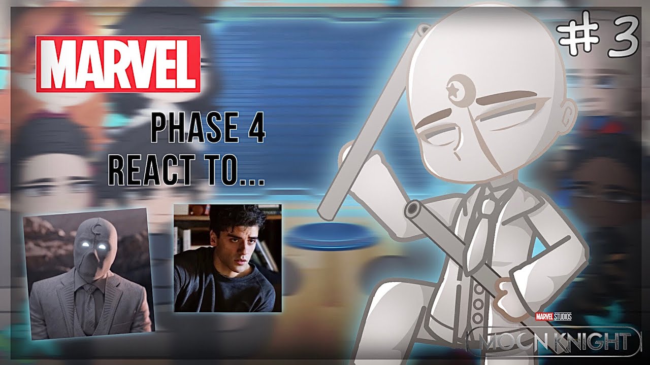Marvel react to Moon Knight || part 3/9 || RUS/ENG || Gacha React