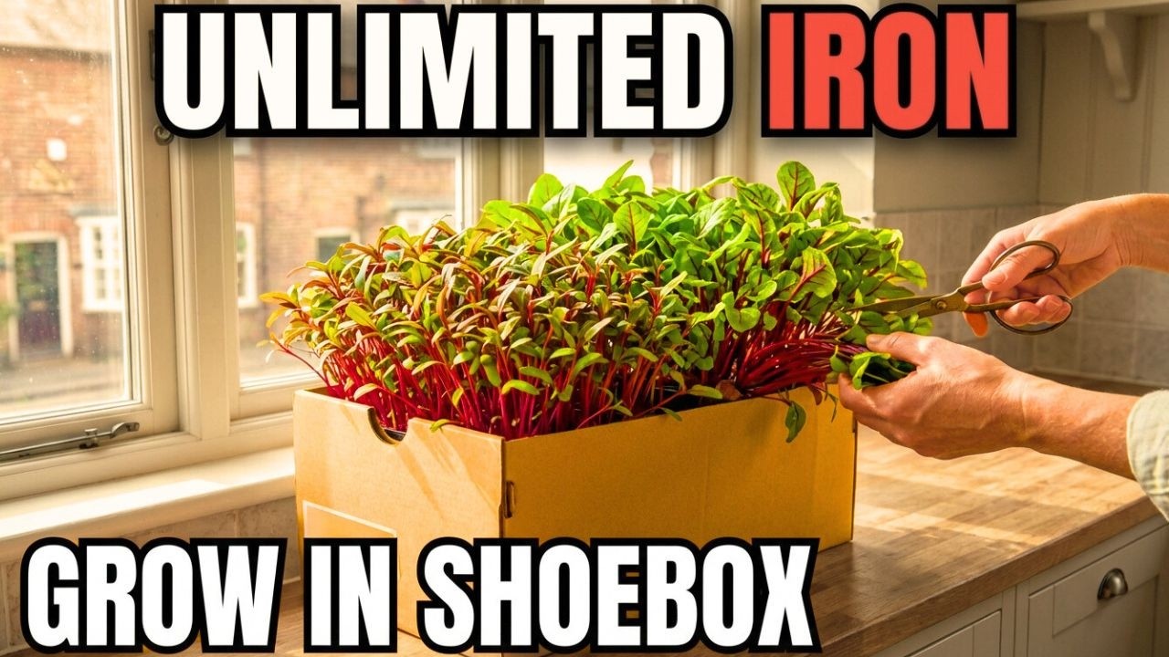 Grow Unlimited Iron in a Shoebox. More Than Beef. Ready in 5 Days.