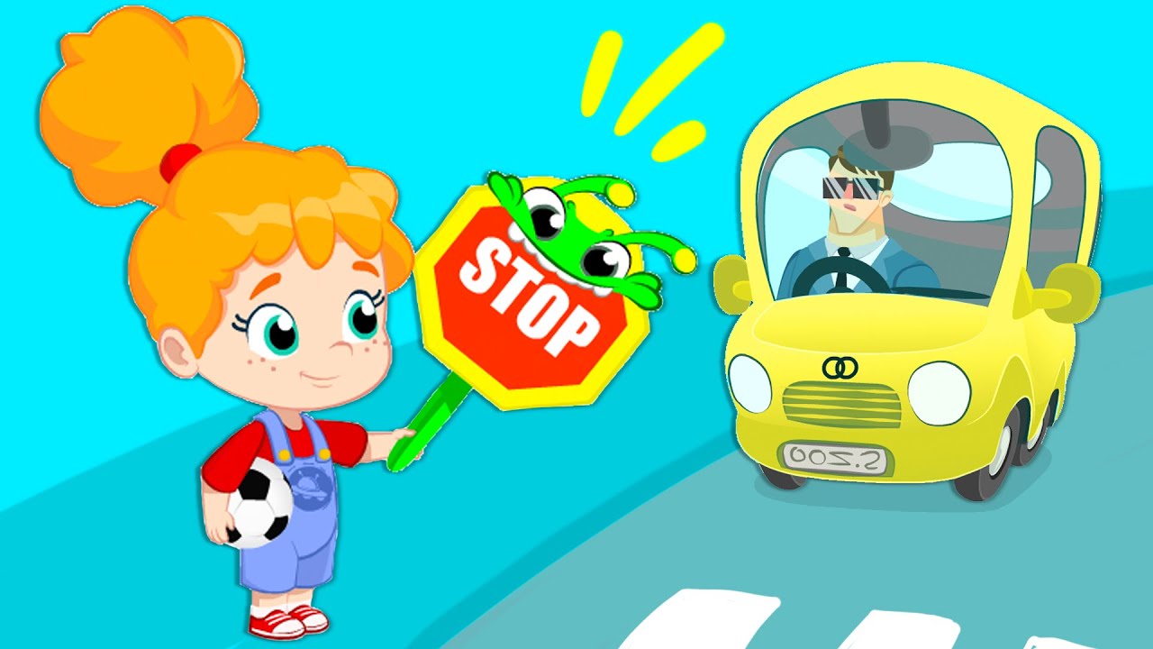 Groovy il marziano | Imparare le regole della sicurezza stradale con video divertenti per bambini