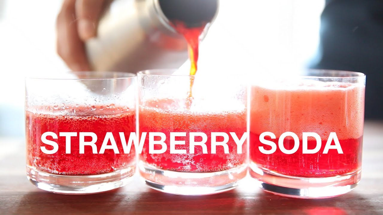 Real Strawberry Soda Recipe &bull; ChefSteps