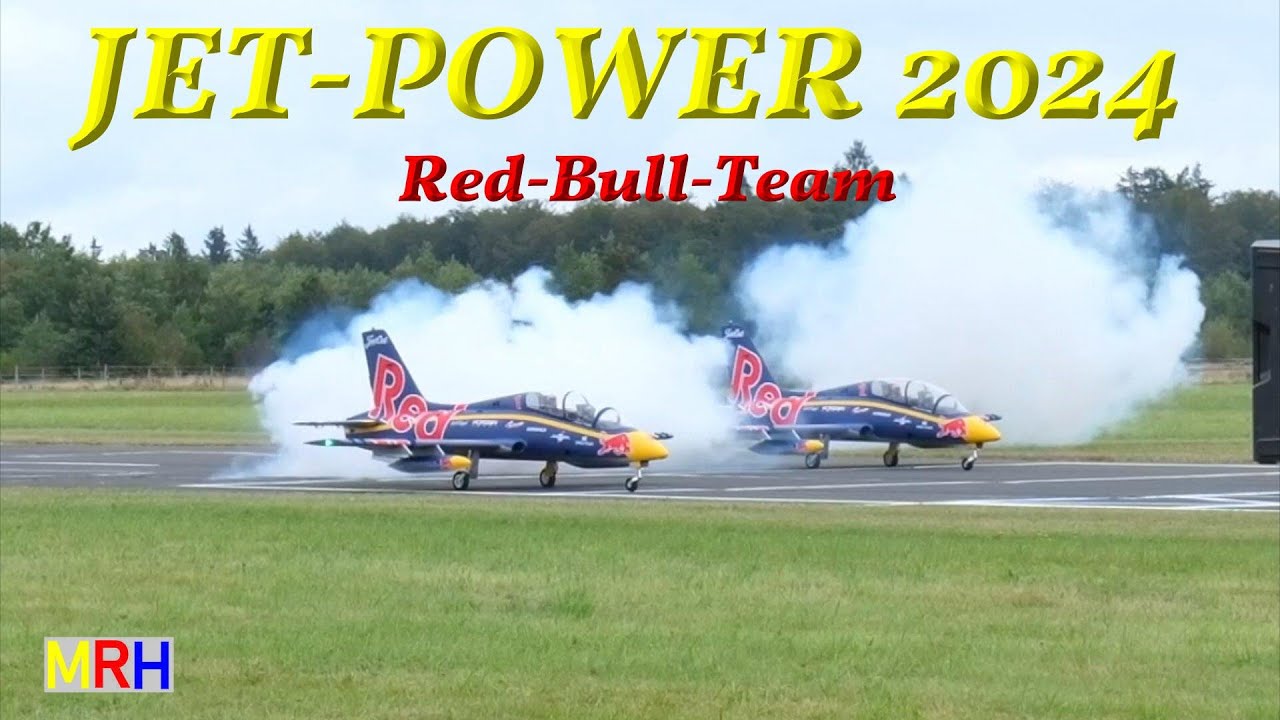 JET POWER 2024   , Vorführung mit dem Red Bull-Team