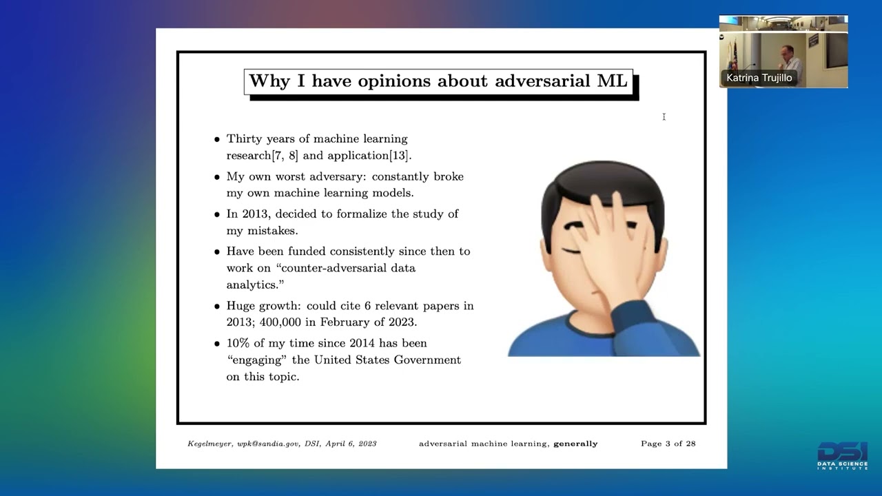 DSI | Adversarial Machine Learning: Categories, Concepts, and Current Landscape
