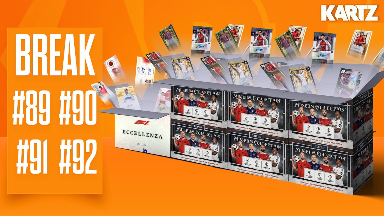BREAK #89 #90 #91 #92 | Topps Museum UCC 24/25 x6 | Topps F1 Eccellenza x1