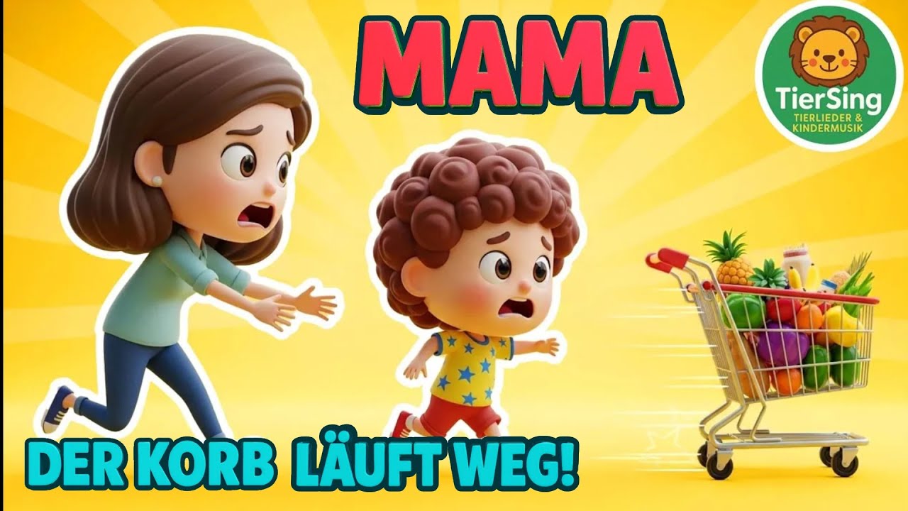 Einkaufen mit Mama | Lustiges 3D Kinderlied &uuml;ber Autofahren 🎵 TierSing &ndash; Kinderlieder & Lernlieder