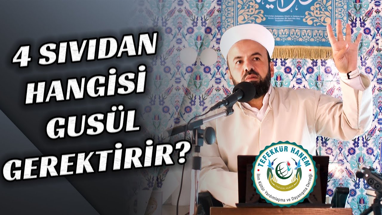 Gusül Gerektiren Durumlar! | Müslüman Kadın ve Erkekler Bunları Bilmek Zorunda!  | Gusül Meselesi-2