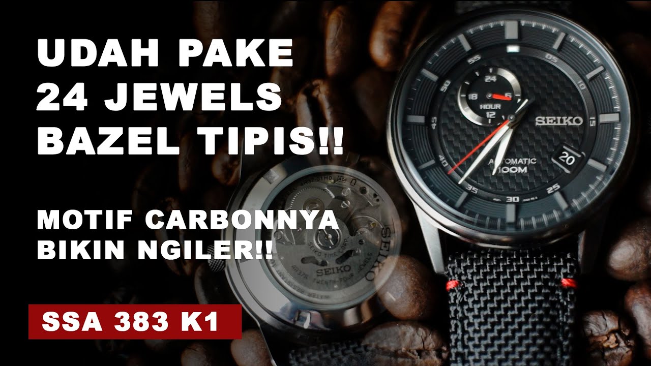Review SEIKO SSA 383K1 AUTOMATIC!!! , CARBON FIBER nih??? - GALERY JAM TANGAN