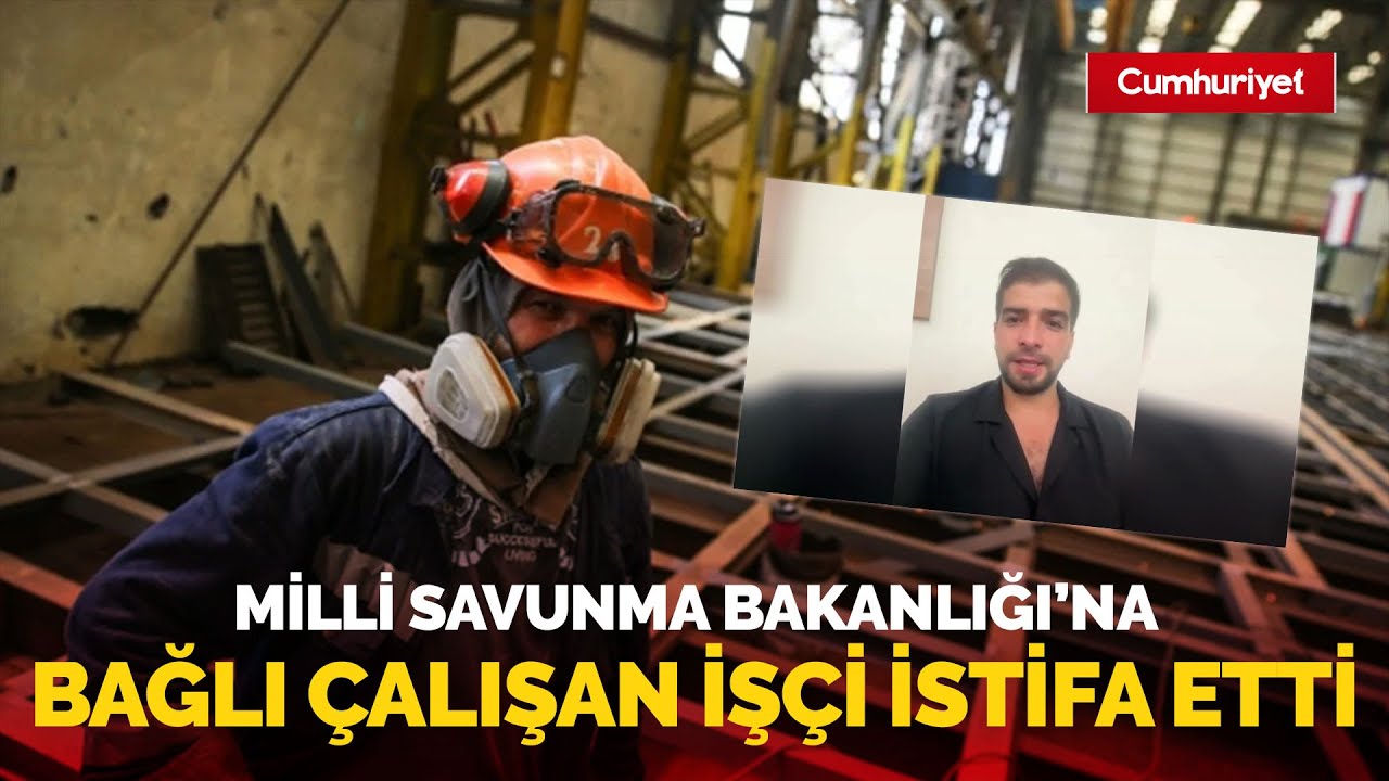 MSB'ye bağlı fabrikada çalışan işçi isyan etti! 