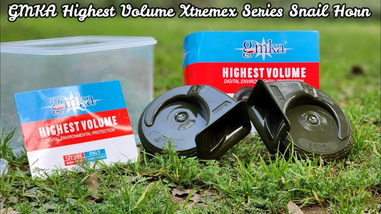 GMKA Highest Volume Xtremex Series Snail Horn Detail Review #universal #snail #horn #caraccessories