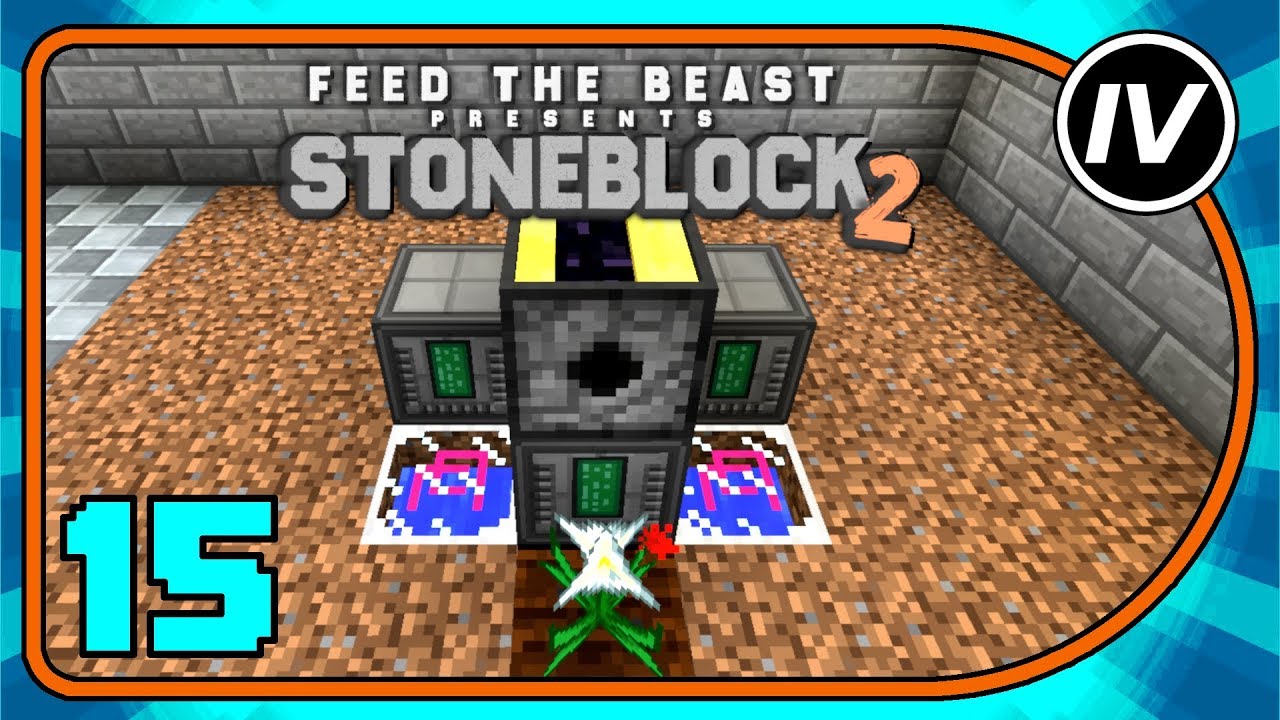 FTB Stoneblock 2 - Эпизод 15 - Увеличение количества звёзд в Нижнем мире