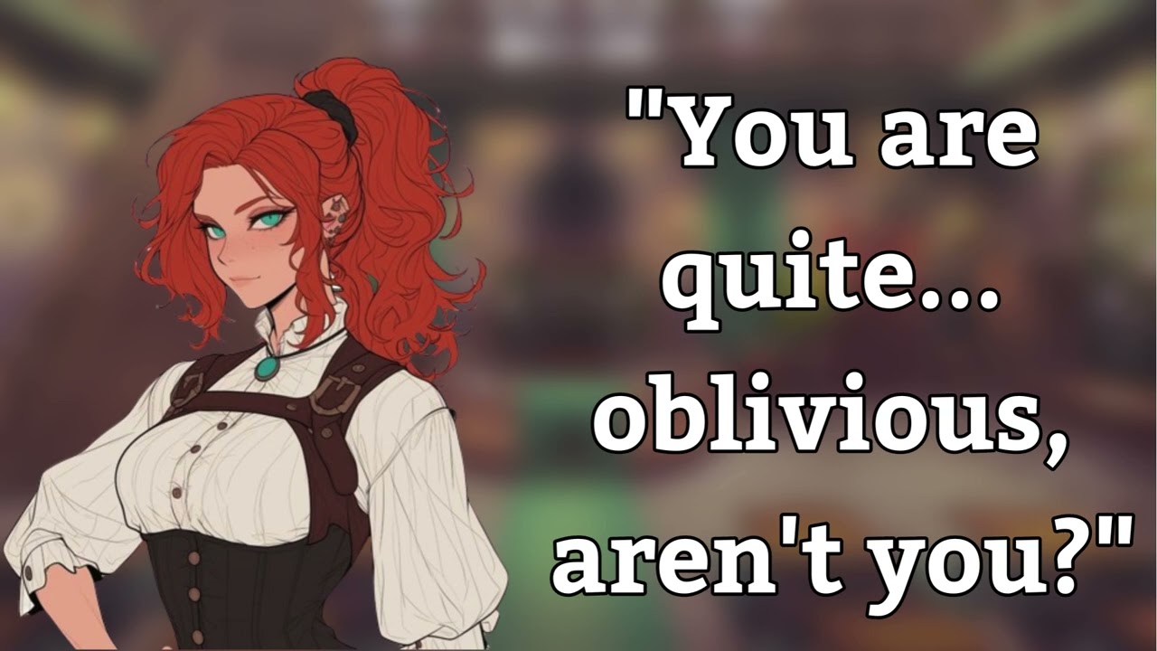 {Asmr} Hot receptionist at the adventurers guild flirts with you [oblivious listener] [f4a]