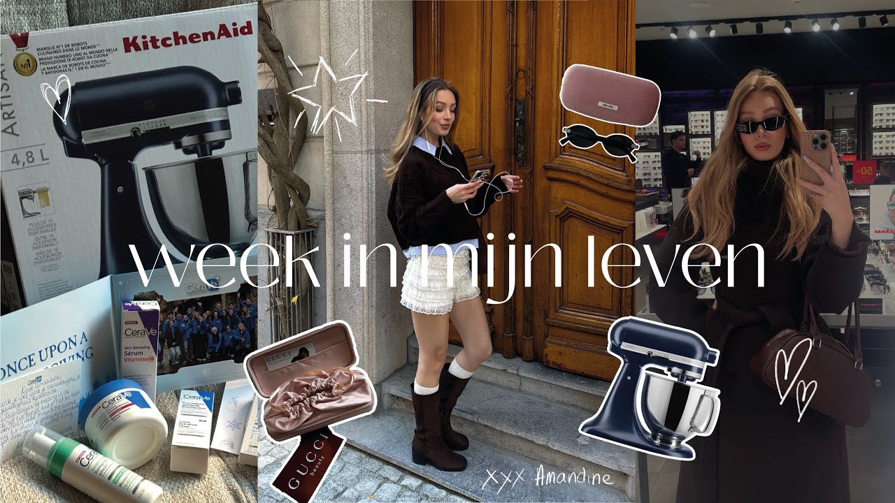 WEEKVLOG 12 ⭐️ Designer bril gekocht, crazy PR pakketjes (Gucci en CeraVe) en kerst!