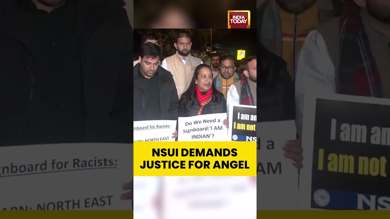 NSUI Demands Justice for Angel Chakma, Candle March Held in Delhi #justice #justiceForAngelChakma