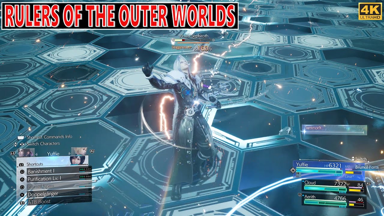 FFVII rebirth 4k - rulers of the outer worlds strategy walkthrough