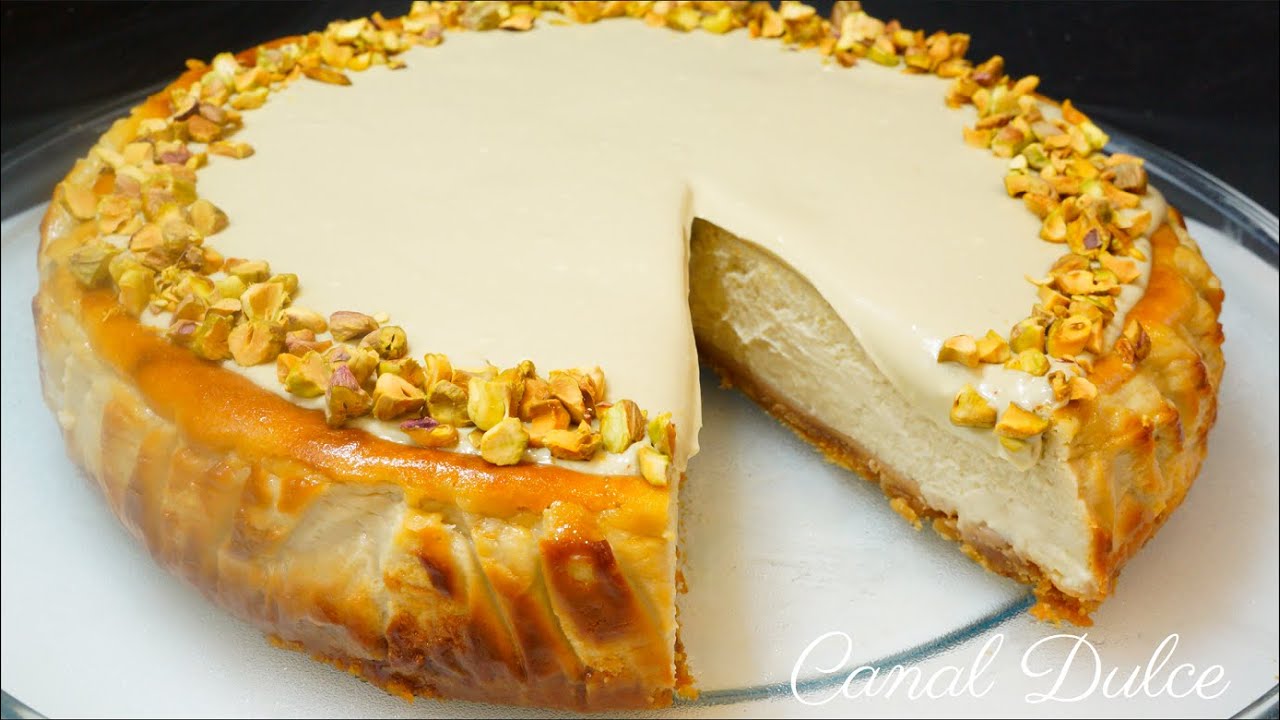 ¡No creerás lo sencilla que es esta tarta de pistacho!