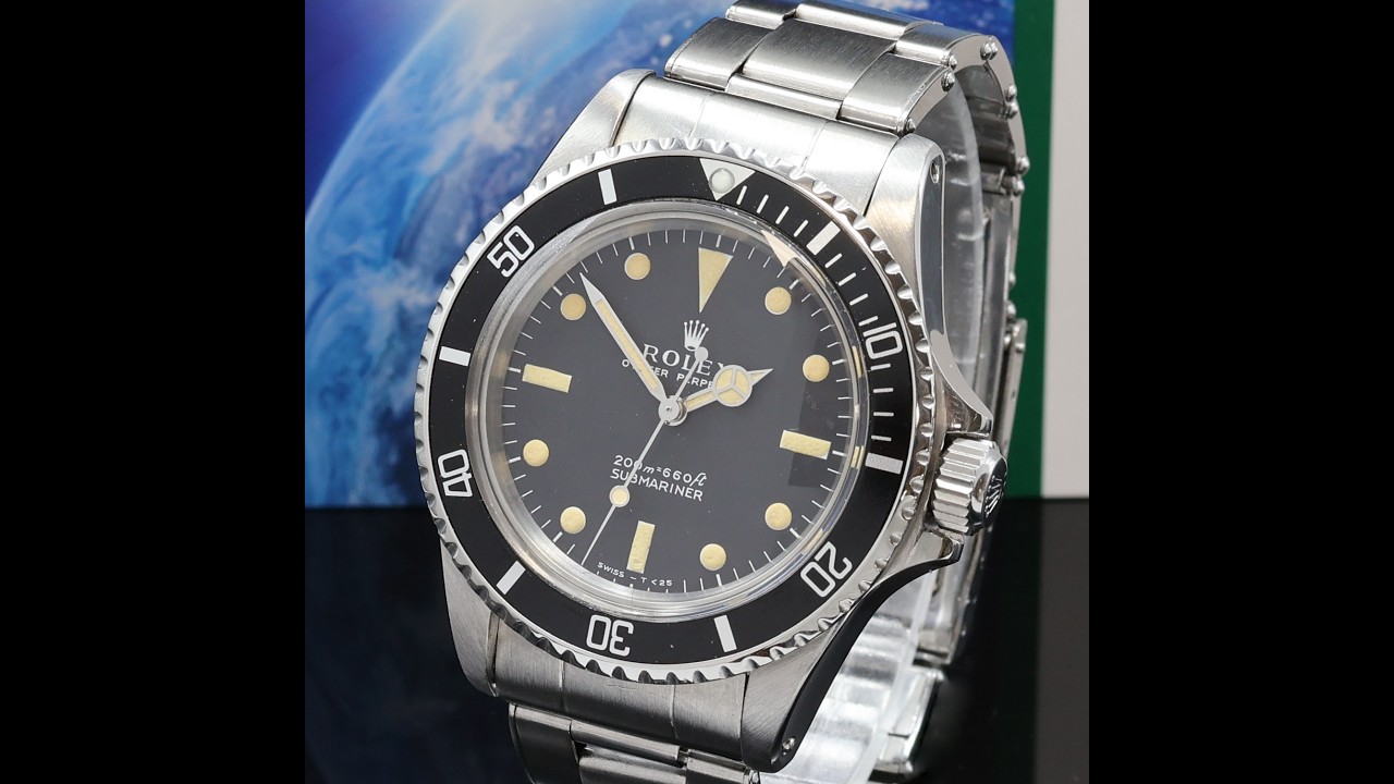 Rolex vintage Submariner 5513 Meters first
