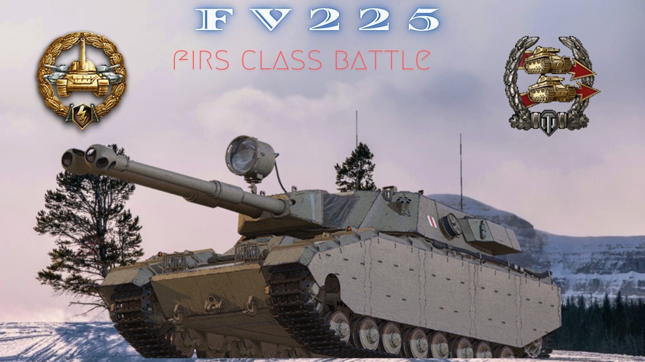 7,000 combined DMG with the FV225! 💥 Dual Barrel Dominance on Mountain Pass