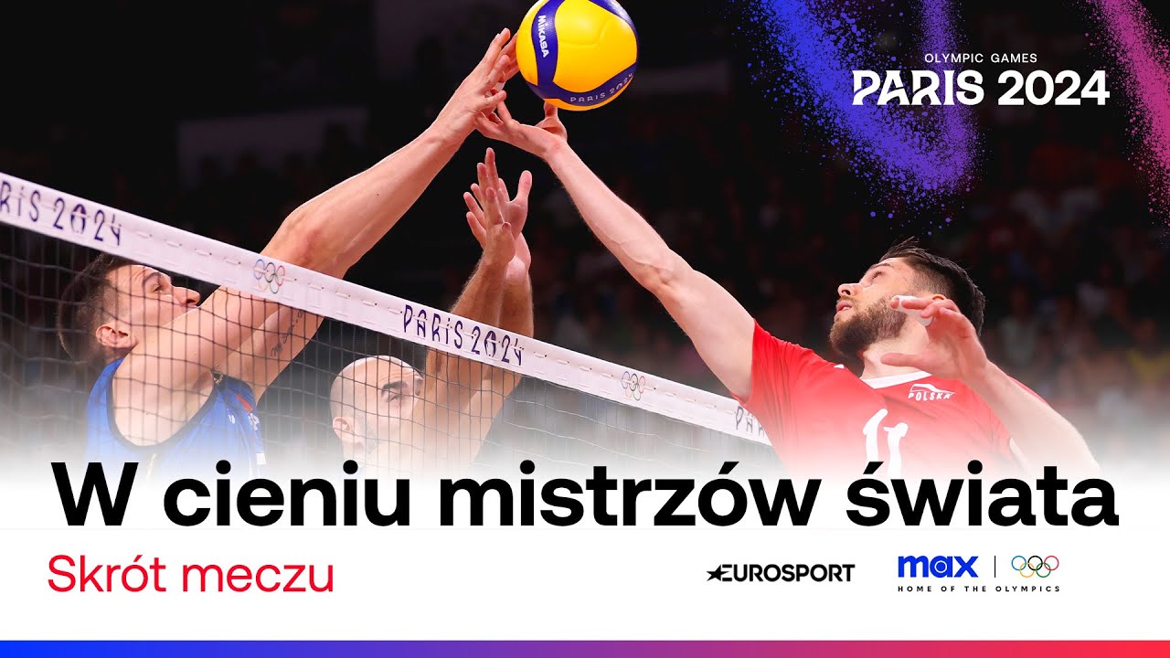 Polska - Włochy | Skrót meczu | Siatkówka | #Paris2024
