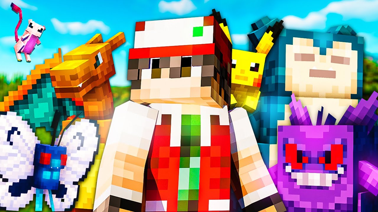 I Caught EVERY KANTO POKEMON In Minecraft COBBLEMON...