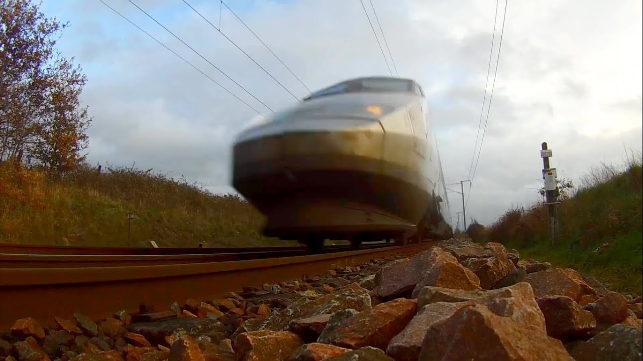 High Speed with Camera on the tracks