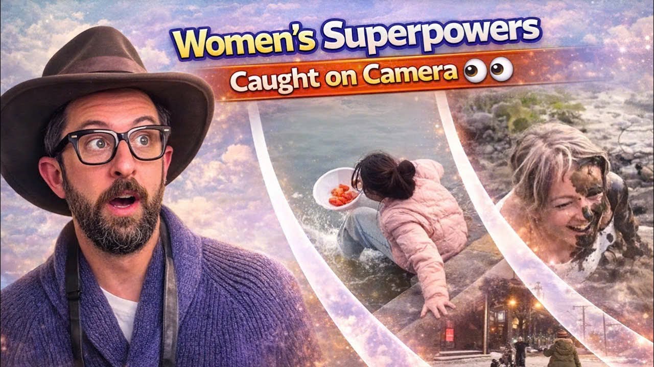 Women’s Superpowers Caught on Camera 👀 3 #adamrose #funnyfails #girls #adamrose hilariousfails #fun 