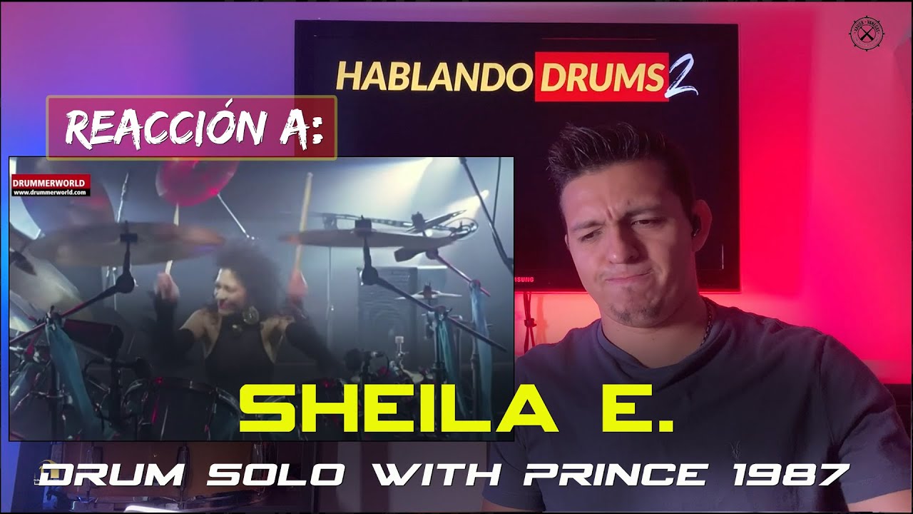 Baterista Reacciona: Sheila E. - Drum Solo with Prince 1987 |  Hablando Drums S.2 E.74