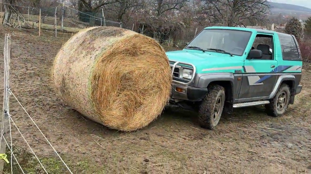 Bála mozgatás egyedi módon 😀