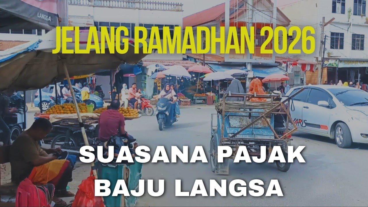 Suasana Pajak Baju Kota Langsa Menjelang Ramadhan | Berburu Baju Lebaran#kotalangsa #trendingvideo 