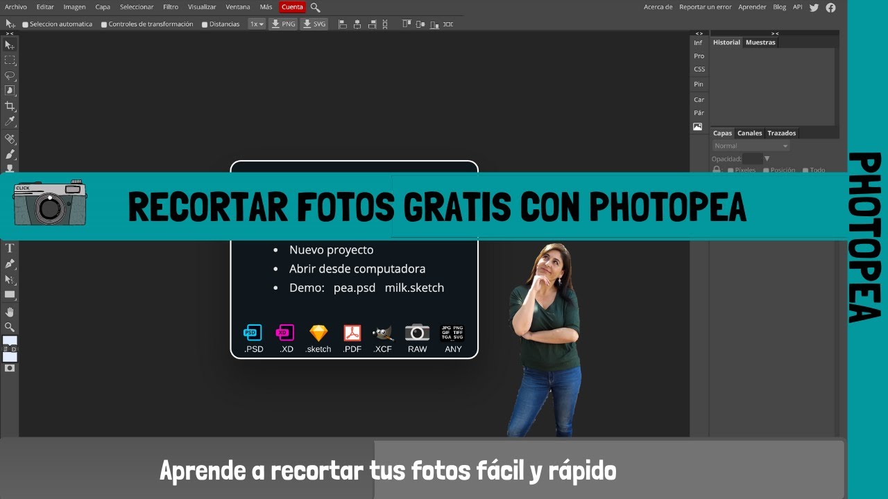 Photopea: Cómo quitar el fondo de una imagen, fácil y gratis