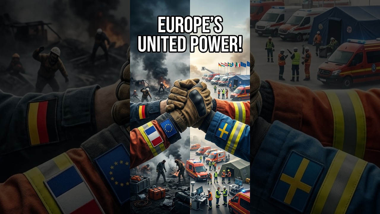 800 firefighters, one mission: Europe united #wildfire #EU #emergency
