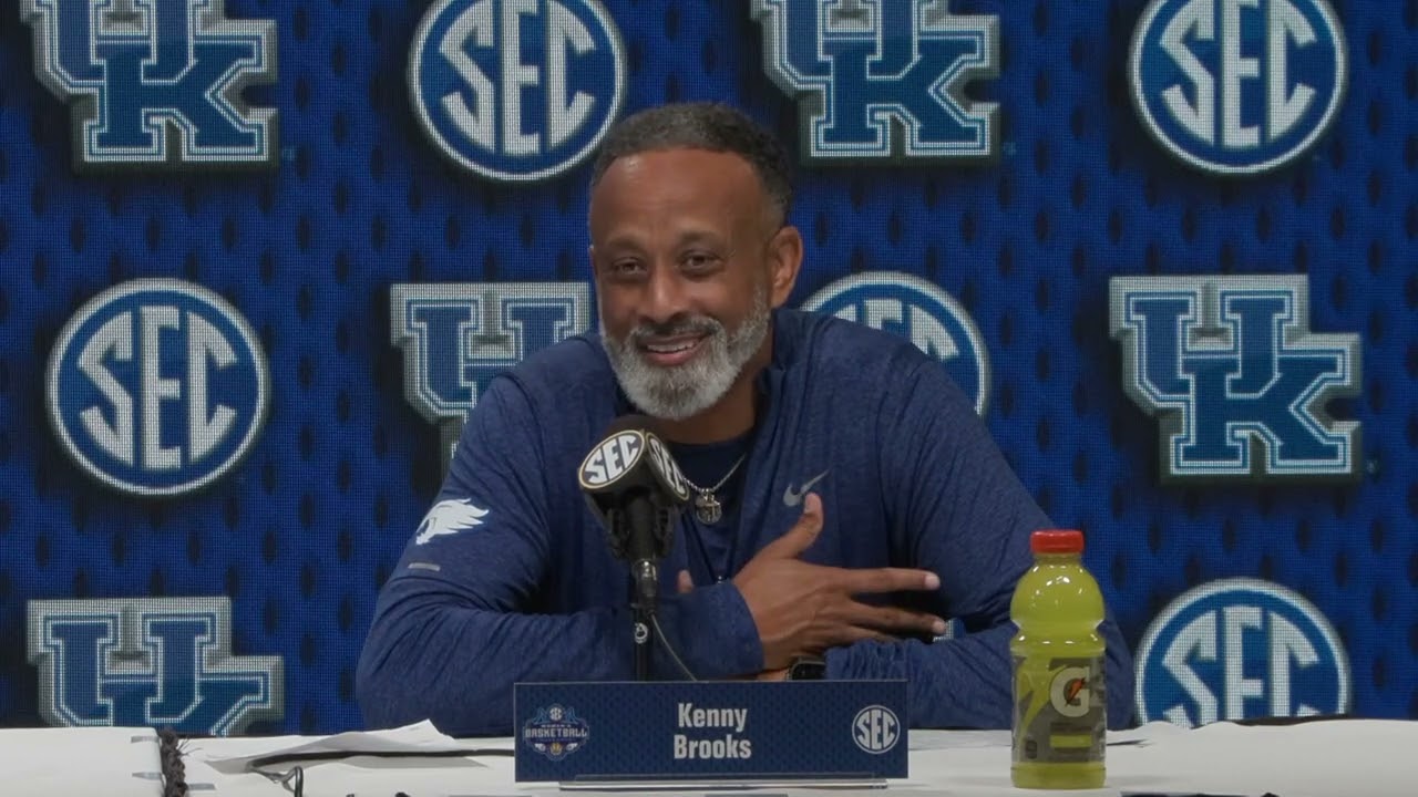 Kentucky Wildcats Womens Basketball Coach Brooks, Strack, and Morgan - Georgia Postgame