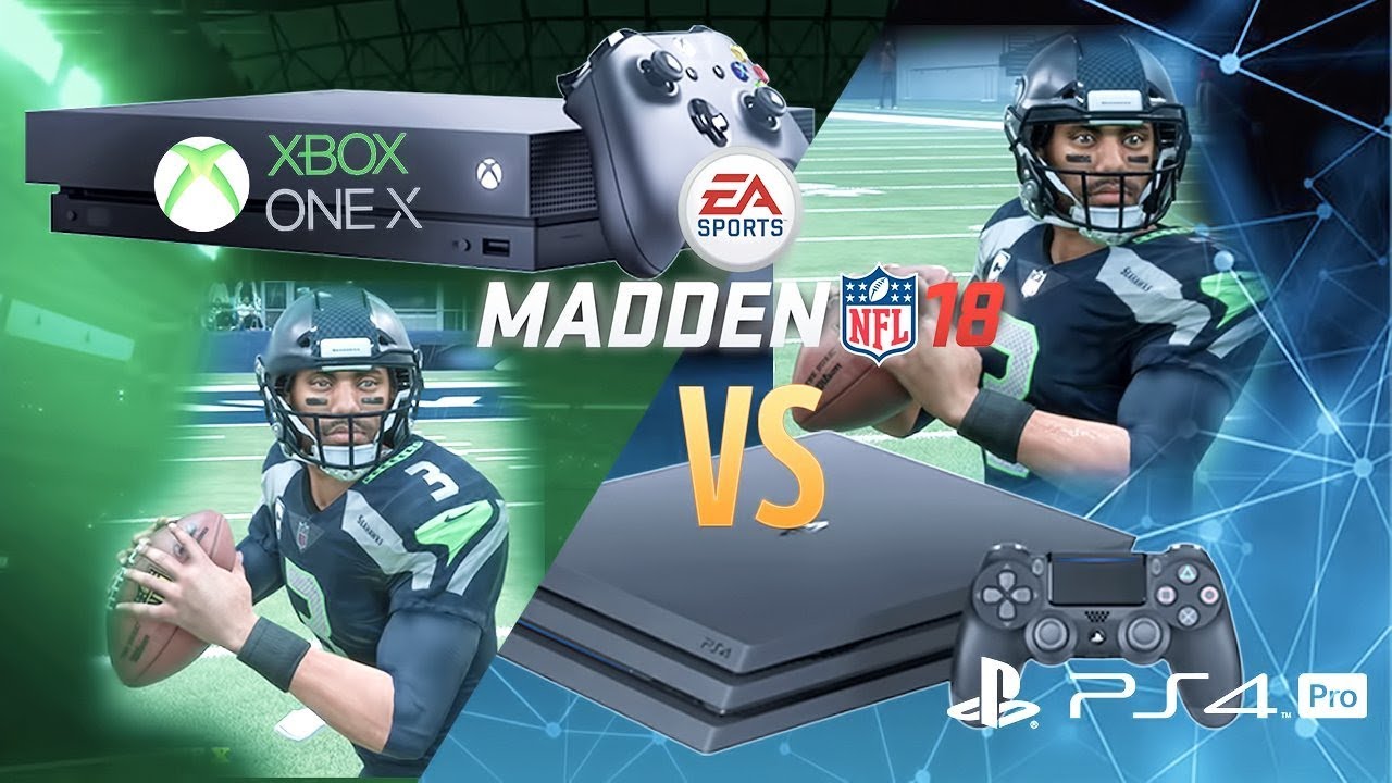 Madden 18 Xbox One X vs PS4 Pro Graphics Comparison