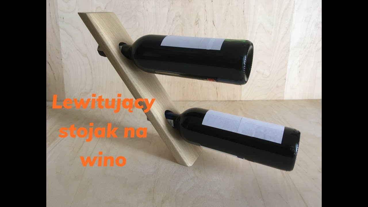 Lewitujący stojak na wino DIY #porada1