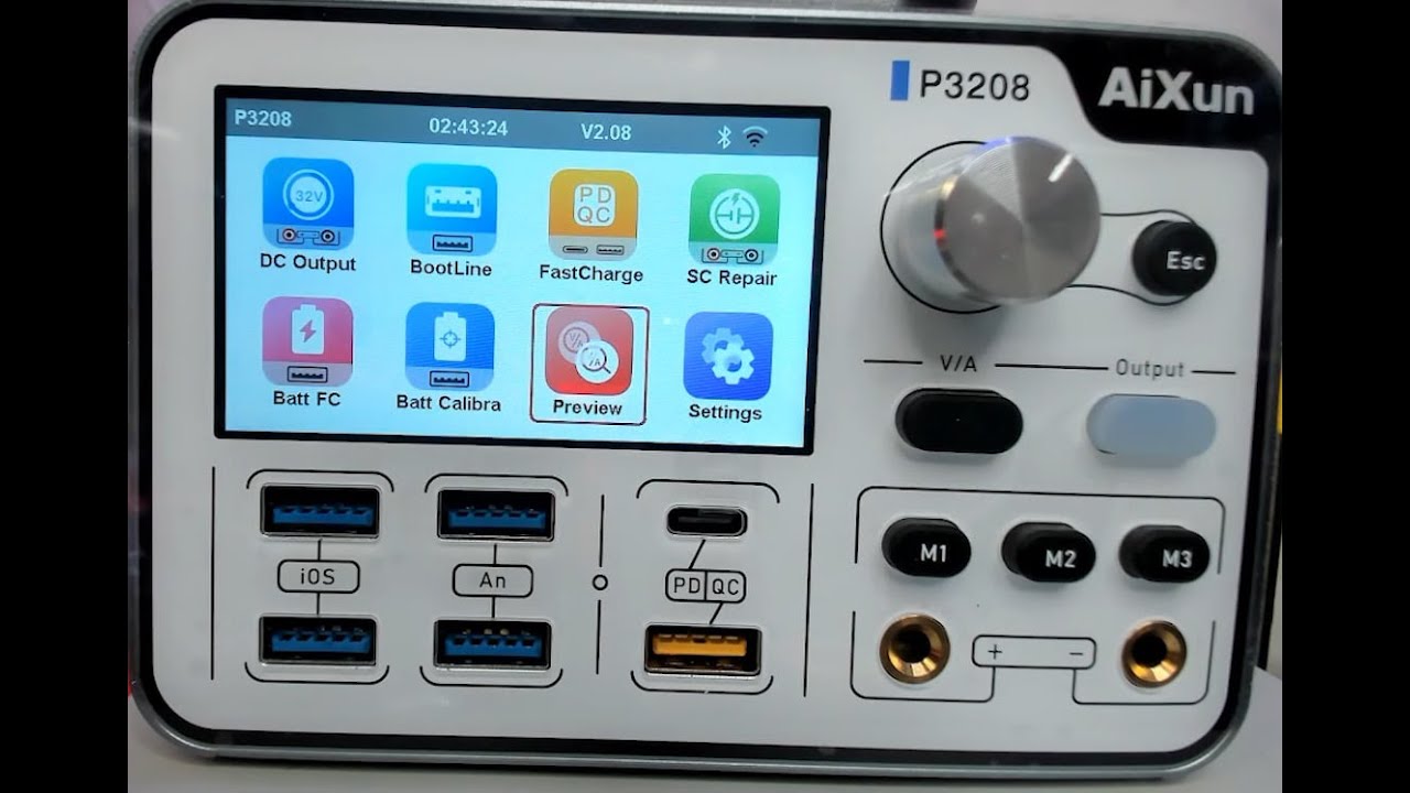 شرح مفصل عن البورسبلاي Aixun P3208