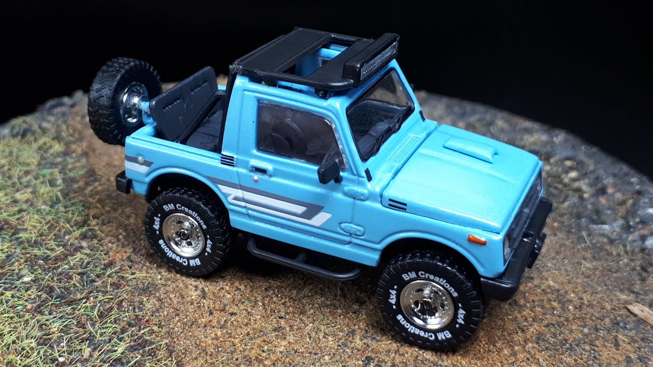 1/64 Suzuki Jimny JS11 by BM Creations full swap suspension and troubleshooting