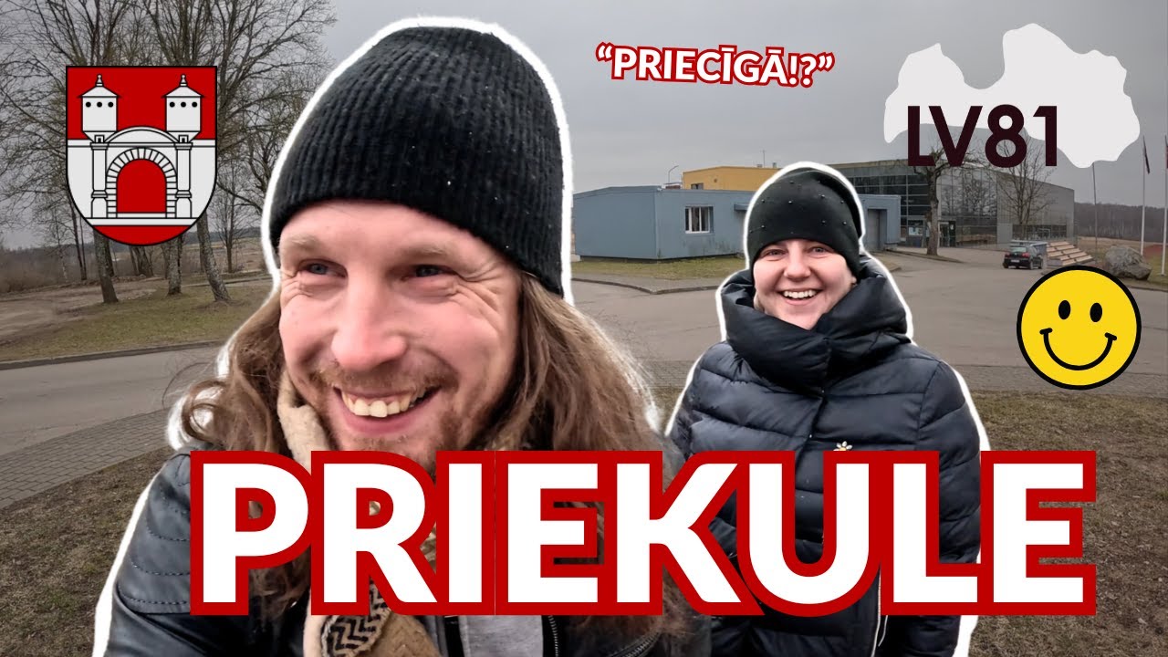 📍 Priekule - Latvia's HAPPIEST city | LV81 🇱🇻 VLOG #5 | ENG+GER subtitles