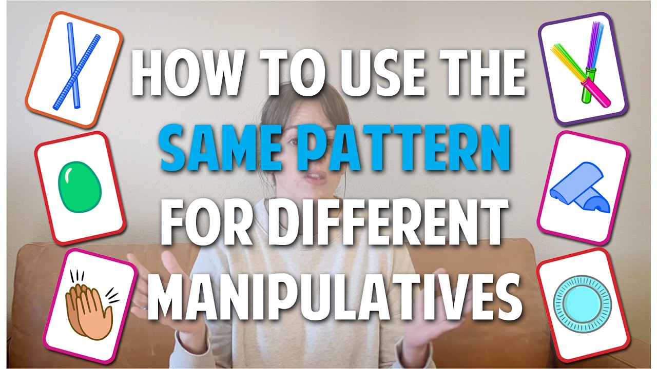 How to Use the Same Pattern for Different Manipulatives #primarysingingtime