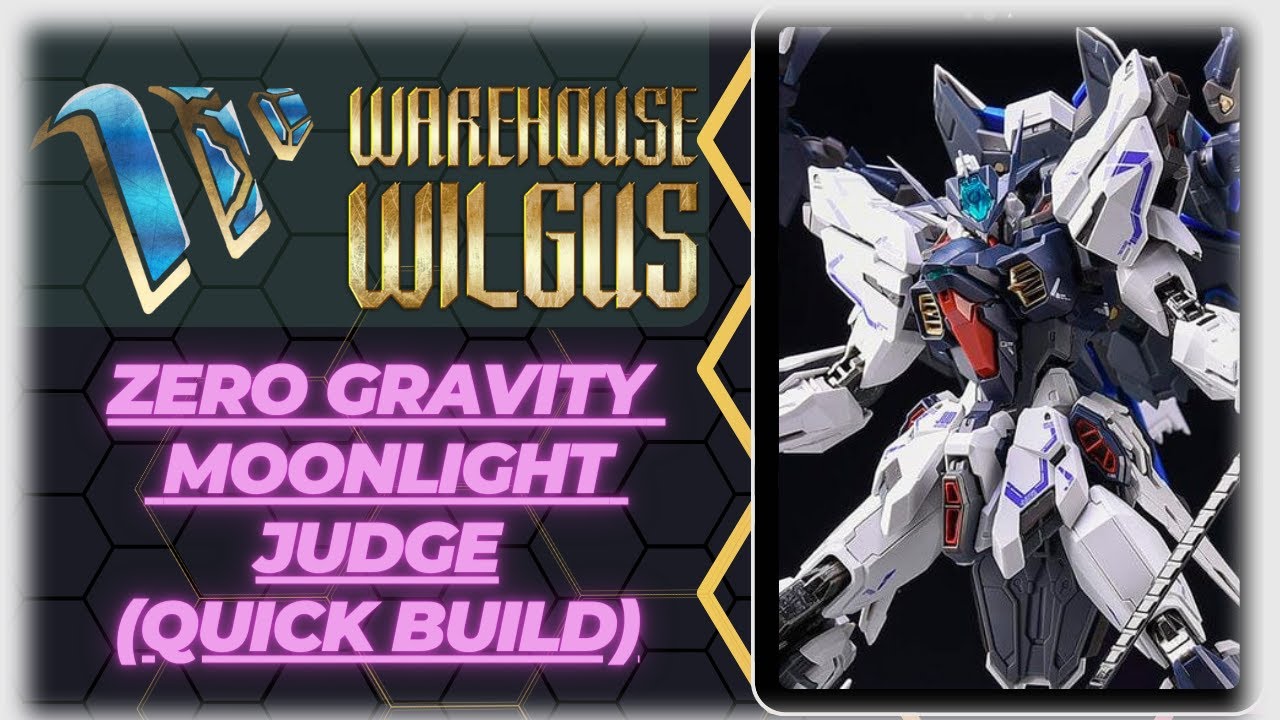 Zero Gravity 1/100 Judge Moonlight Ver. Model Kit Unboxing and Build from Warehouse Wilgus