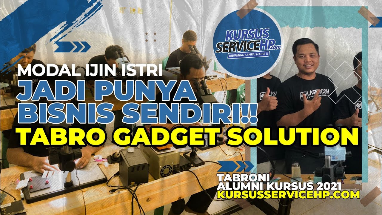 7 Bulan Setelah Kursus Teknisi HP Baru Bisa Buka Usaha Sendiri ~ Tabro Gadget Solution Jambi