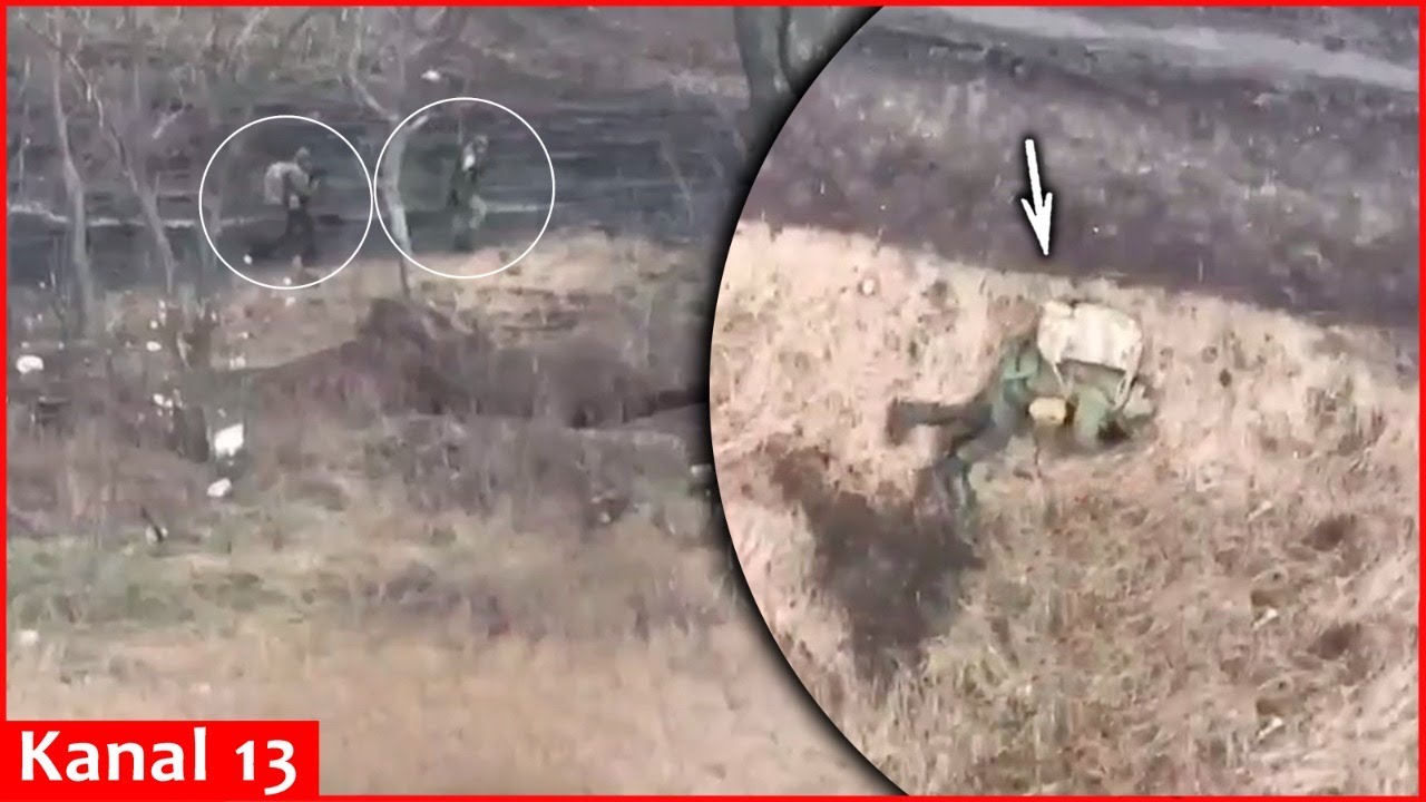 This time, drone renders 2 moving snipers helpless - Russian snipers become targets themselves