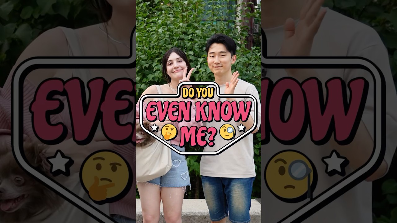 Let&rsquo;s test these international couple&rsquo;s love 🥰  #couplegoal #couple #korea