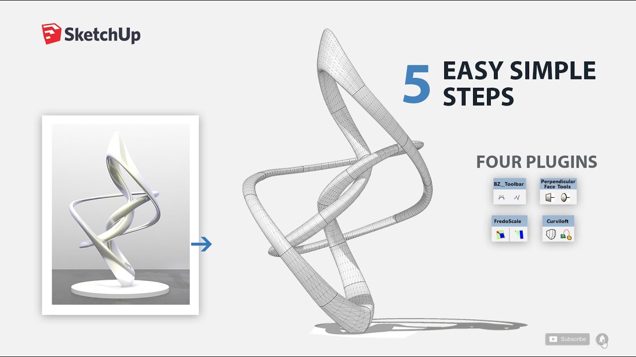 Modeling a Sculpture in SketchUp