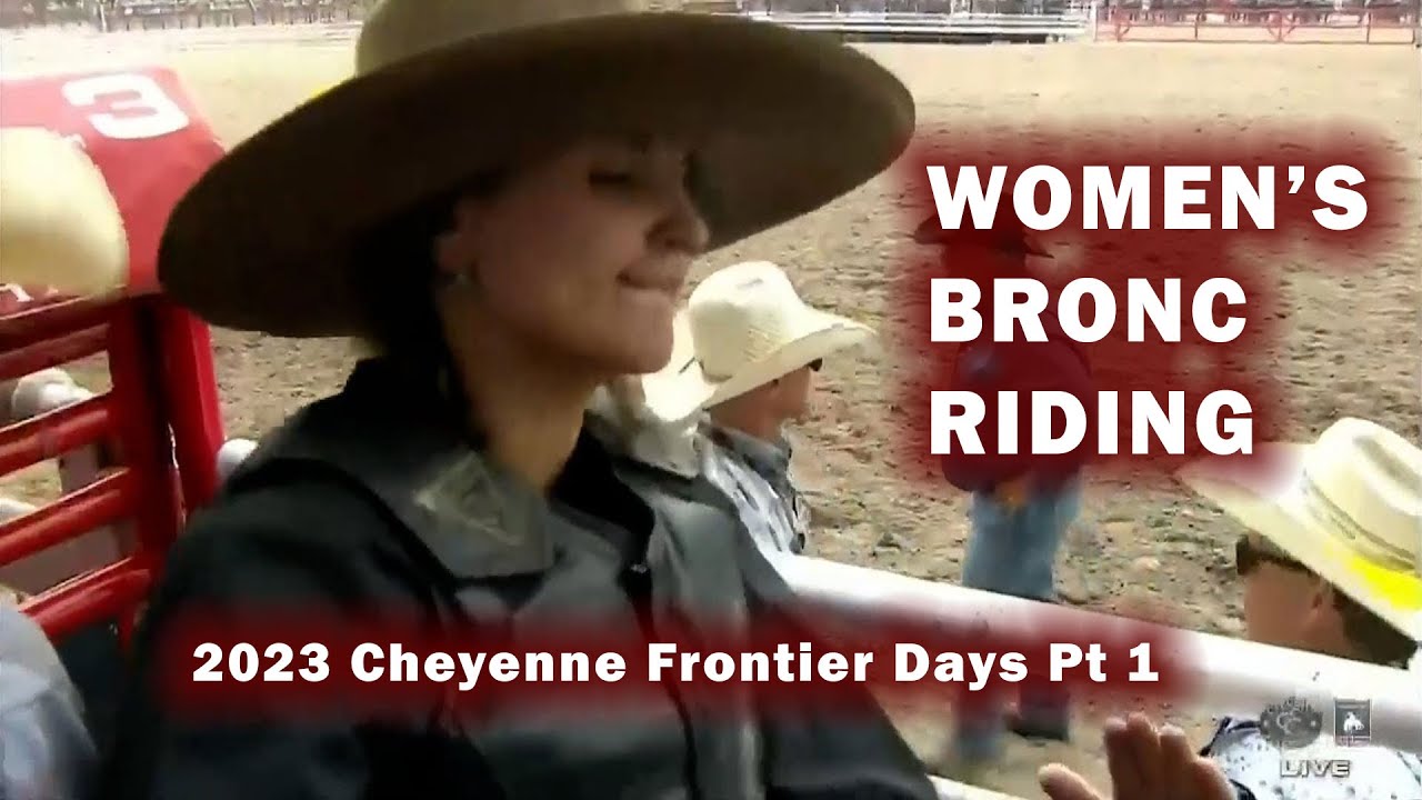 Cheyenne Frontier Days 2023 | Женский тур по езде на диких лошадях, 1-й раунд