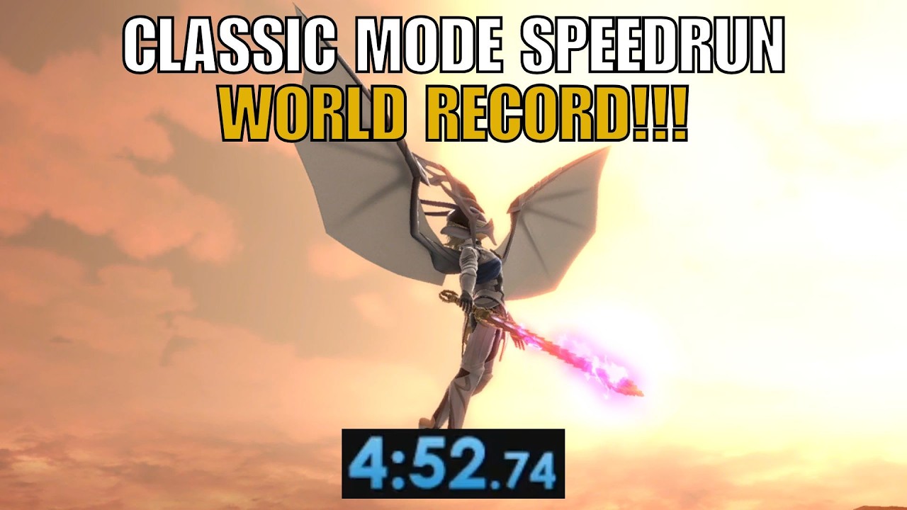 THE FIRST EVER SUB 5 FOR CORRIN 5.0! Smash Ultimate Corrin: Classic Mode 5.0 - Solo Speedrun in 4:52