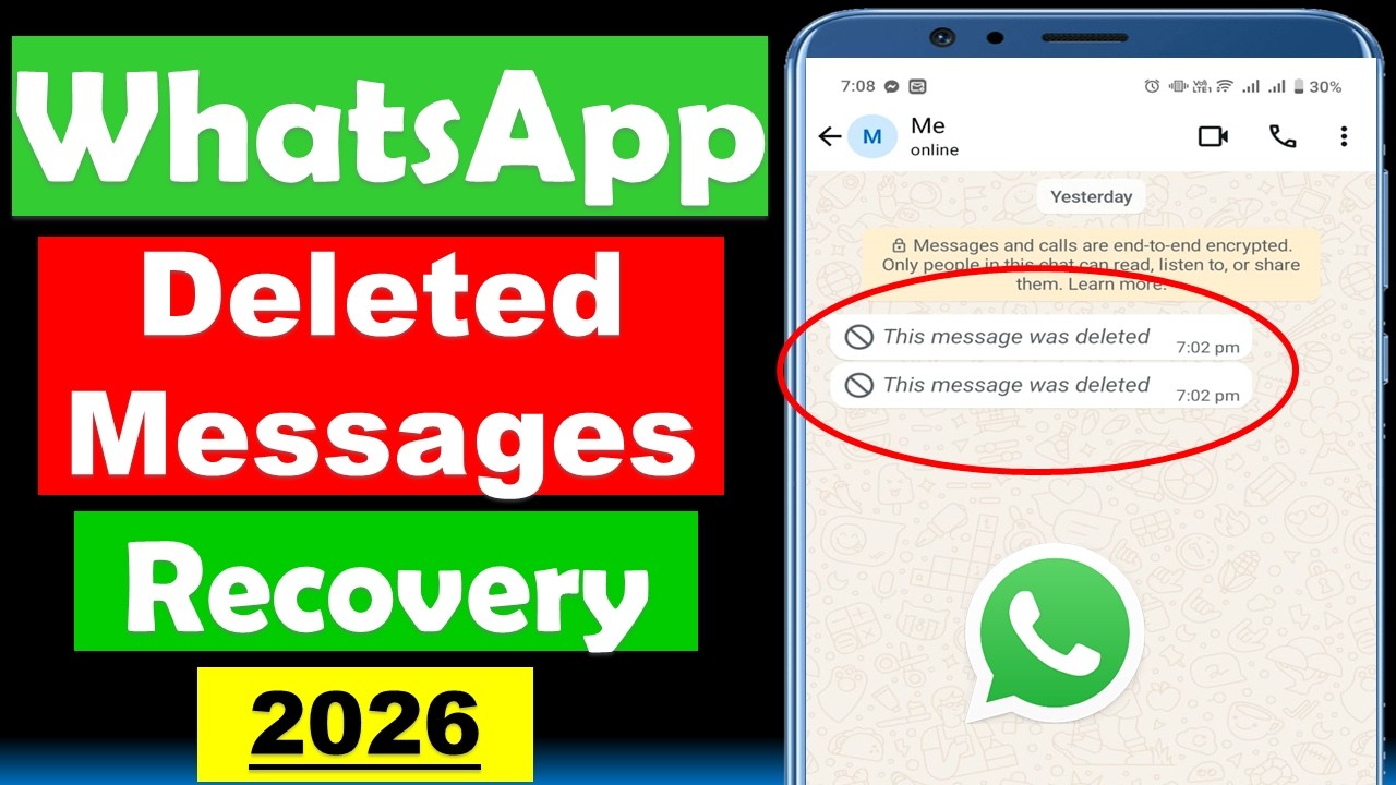 Whatsapp Deleted Messages Recovery | How to Recover Whatsapp Deleted Messages