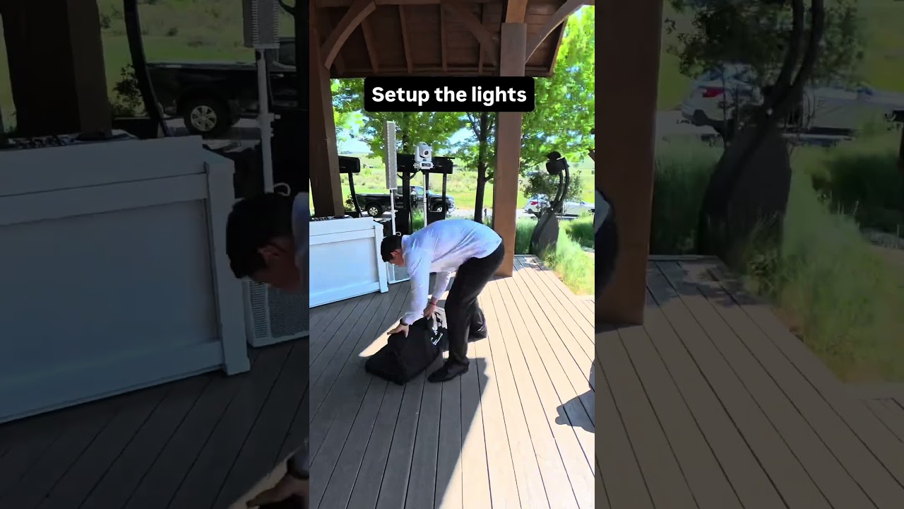 Let&rsquo;s set up our DJ gear for a wedding