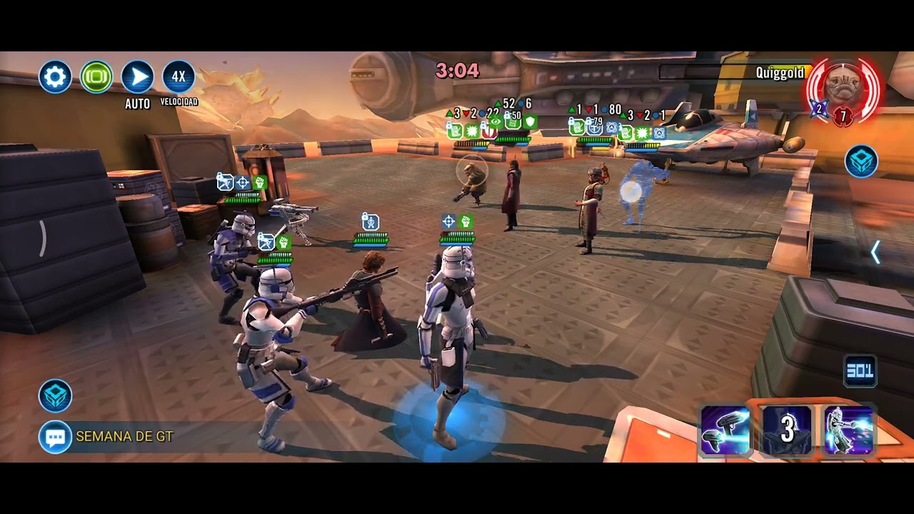 SWGoH counter GAS Data Rex vs PKHondo