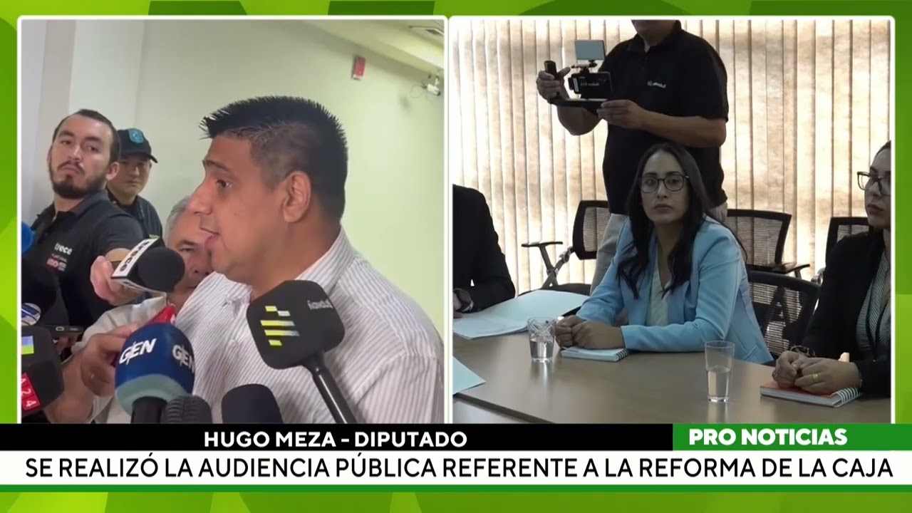 Se realizó la audiencia pública referente a la reforma de la caja