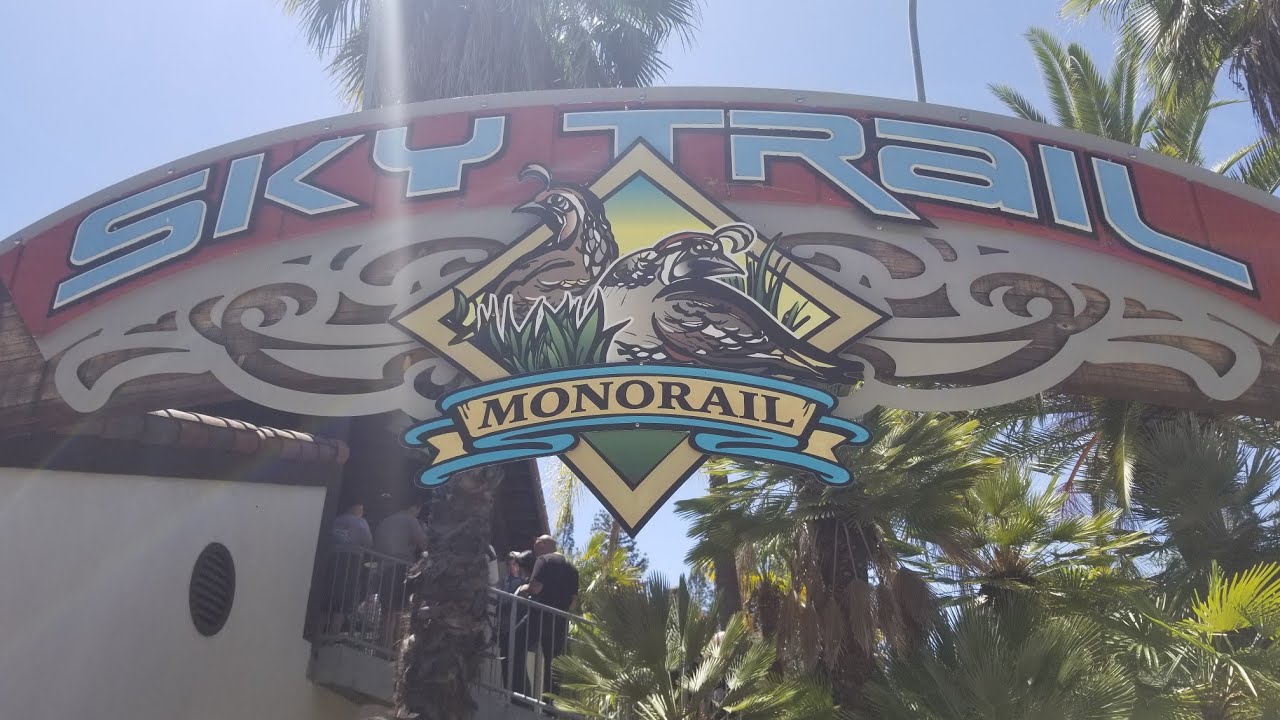 Gilroy Gardens. Sky Trail Monorail